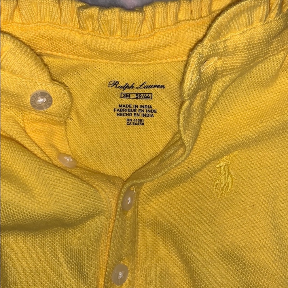 Baby girl Polo romper - Picture 2 of 2